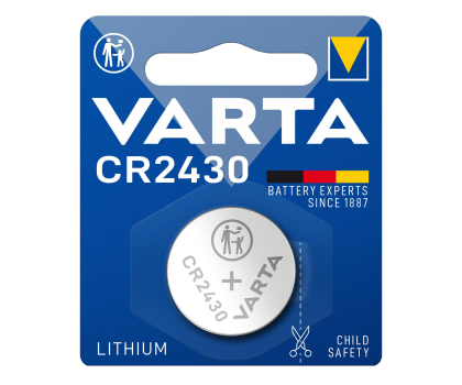 Bateria lub akumulatorek VARTA Litowe Baterie Pastylkowe CR2430 (1 szt.) 6430112401